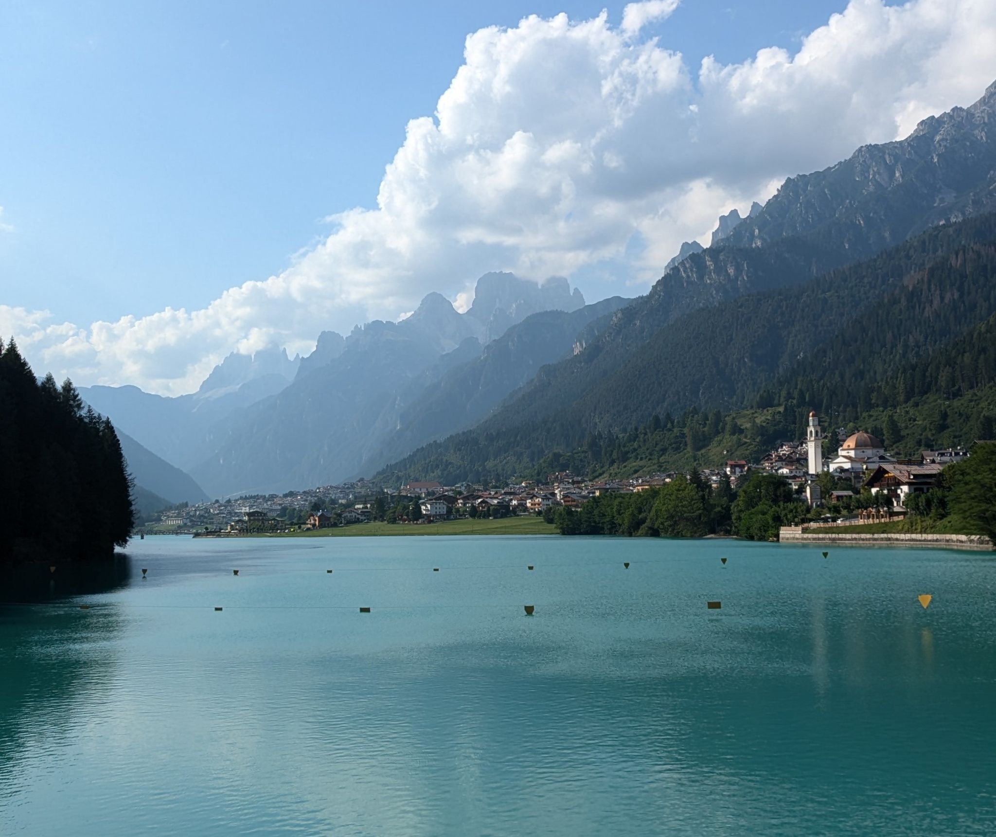 Lago di Santa Catarina by the town of Auronzo