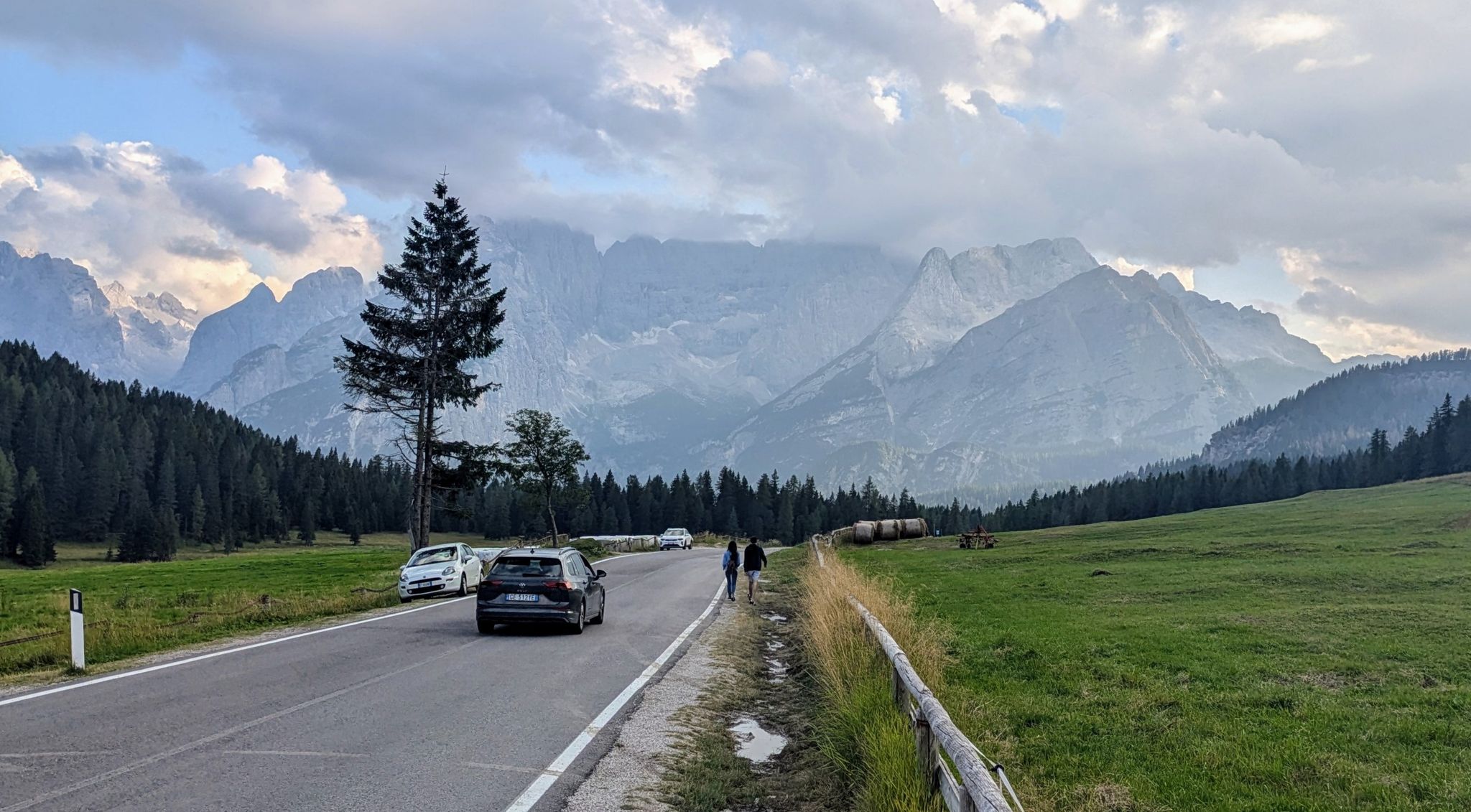 Looking away from Lake Misurina