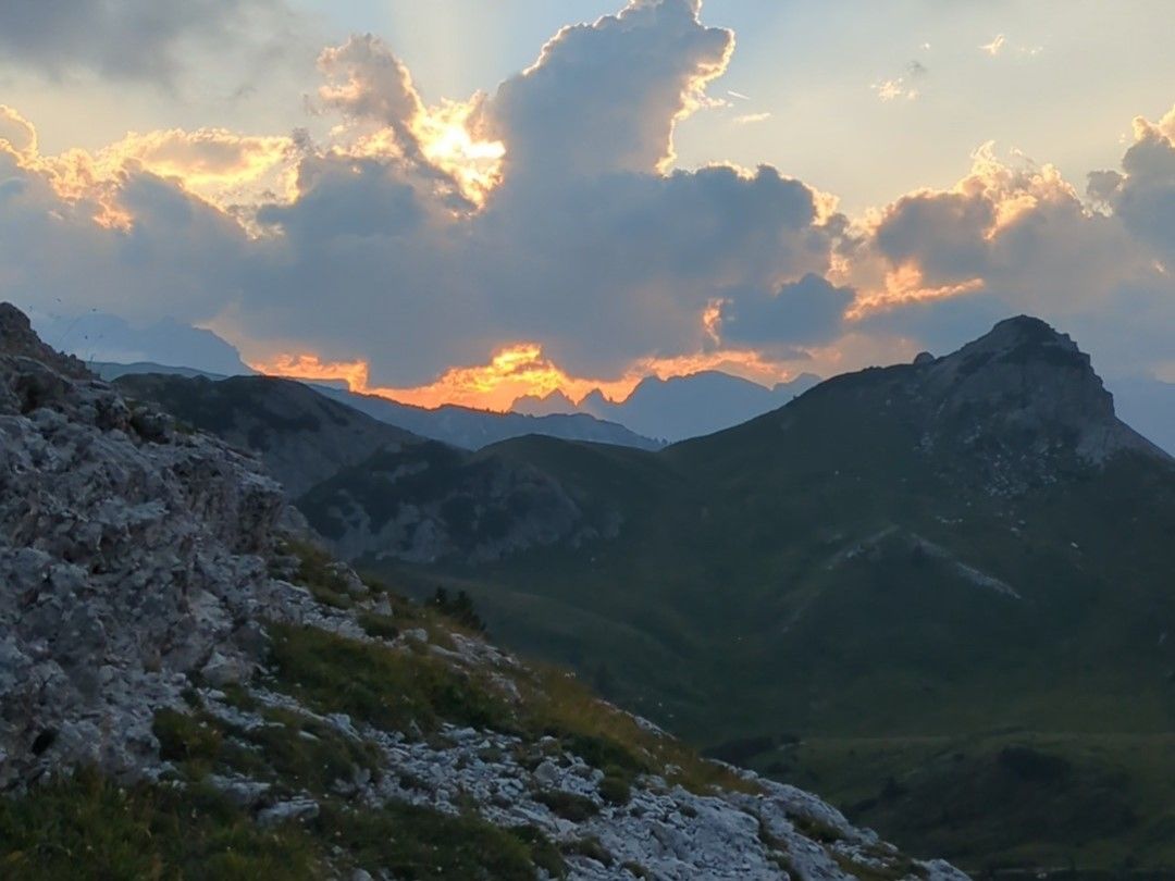 Waiting for the clouds to clear