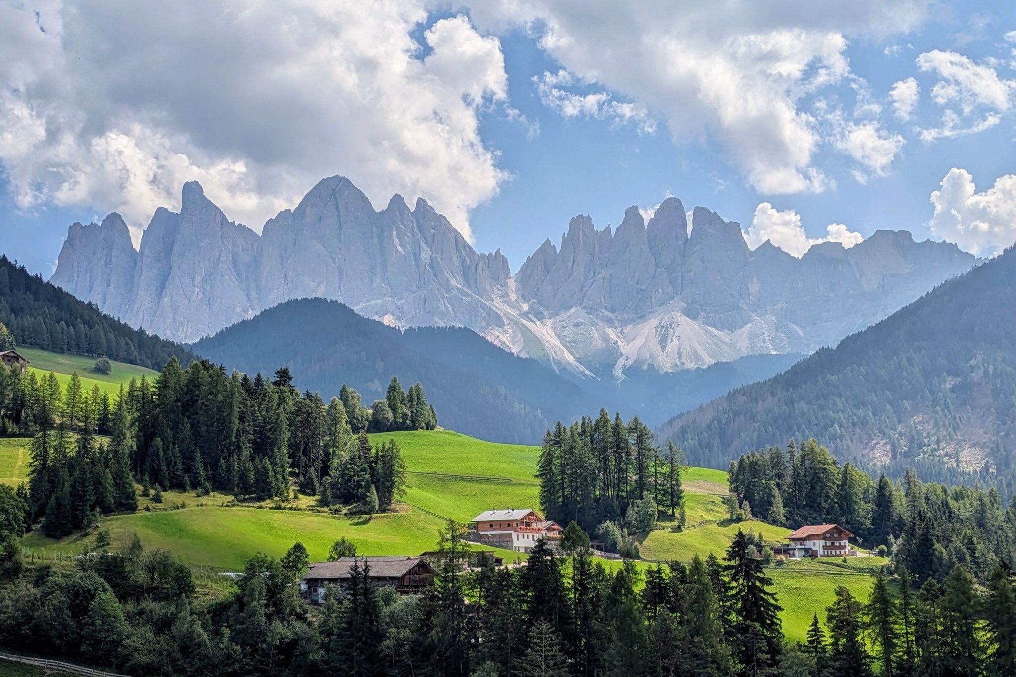 View of Val di Funes