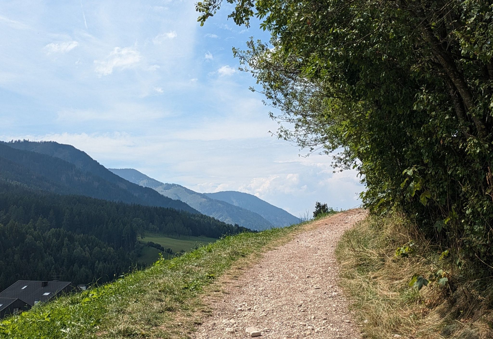A dirt road somewhere in the Dolomites
