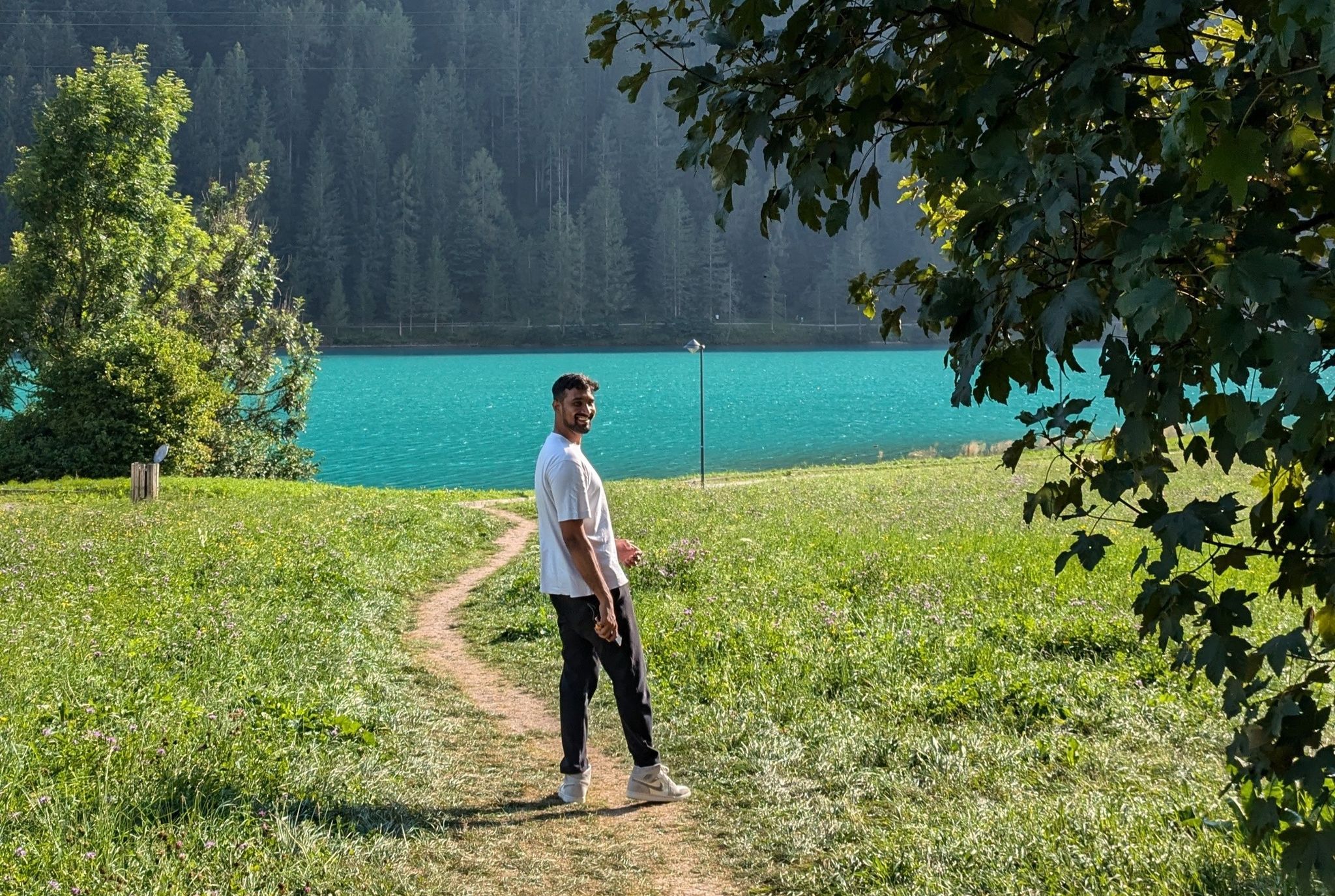 By the lakeside in Auronzo